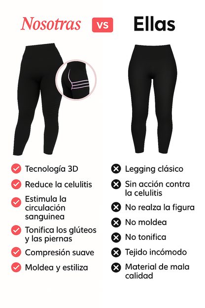 Legging 3D Anti-Celulitis